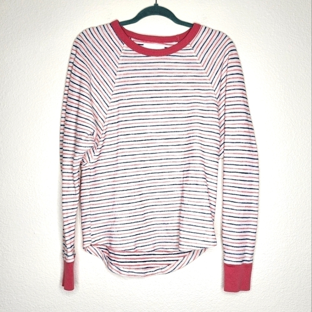 SOL ANGELES Striped Sweatshirt S